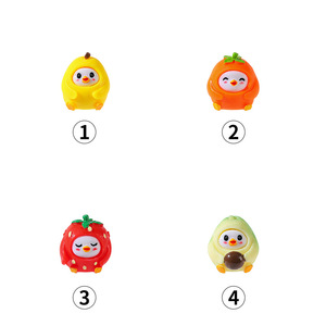 Jolies figurines en résine en forme de fruits, 4 pièces, mini décorations de bureau, décoration de salon, design moderne - Product Image 4