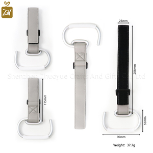 Ganci Regolabili in Pelle PU con Clip in Metallo per Appendere, Gancio Universale Resistente per Uso Quotidiano - Product Image 6