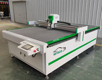 Machine de découpe de couteau oscillant Cnc en tissu de cuir intérieur de voiture d'alimentation automatique