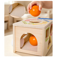 Jouet Montessori, boîte sensorielle, jouet éducatif pour enfants, apprentissage précoce, classification des couleurs, tambour textile, jouets en bois pour enfants