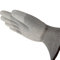 Gants ESD de haute qualité taille XXL pour hommes, avec revêtement PU sur les doigts, antidérapants et durables pour la manipulation de circuits imprimés (PCB) intensives