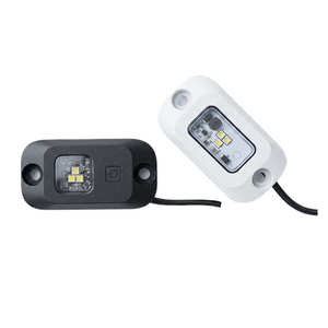 Luz LED para roca de 12V pequeña e impermeable, luz LED de doble color blanco y ámbar de 12V con interruptor regulable - Product Image 6