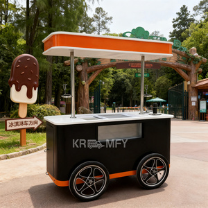 Carrito de Helados Móvil, Camión de Gelato, Vitrina Exhibidora de Helados - Product Image 3