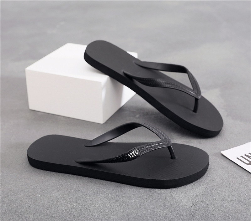 Rubber Flip Flops Non-slip Personality Clamp Beach Summer Flip-Flops Slippers for Men