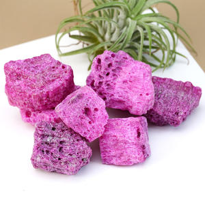 도매 레드 커런덤 크리스탈 거친 돌 장식품 아로마 테라피 미네랄 원석 - Product Image 3