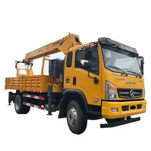 China HAOY Sales 8 Ton Mounted Boom Machine Mobile Construction Hydraulic Winch For Lift Equipment Truck Crane