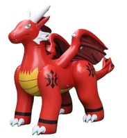 Dragon de feu gonflable en PVC de haute qualité personnalisé Beile pour modèle