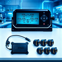 Sistema de Monitoreo de Presión de Neumáticos (TPMS) para Camiones, Autobuses y Remolques de Servicio Pesado, 2-26 Ruedas, Protocolo CAN RS485 RS232 TTL, Reconocimiento Automático de Remolques