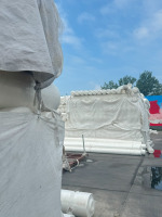 Géotextile non tissé léger en PP, résistant aux déchirures, pour la filtration agricole, la séparation des sols et l'ingénierie des serres