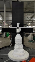 Máquina de Grabado Vertical de 5 Ejes con Cabezal Giratorio de 360 Grados, Función RTCP, Centro de Mecanizado CNC Vertical de 5 Ejes, Router CNC 3D de 5 Ejes