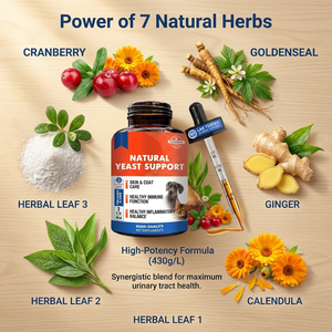Compléments alimentaires <span class=keywords><strong>pour</strong></span> chiens à base de levure naturelle avec oméga-3 <span class=keywords><strong>pour</strong></span> la santé de la peau et du pelage, poudre à absorption rapide - Product Image 5