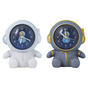 Astronaut Piggy Bank Clock Cartoon Style <b>Desk</b> Ornament For Kids Gift - Product Image 5