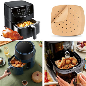 Air Fryer Paper Perforated Silicone Oil Absorbing Food Grade Baking Liners For Steamer Cooking - Product Image 1
