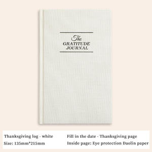 Planificateur de gratitude en <span class=keywords><strong>lin</strong></span>, version anglaise, journal quotidien avec questions pour le suivi de la gratitude et la croissance personnelle - Product Image 5