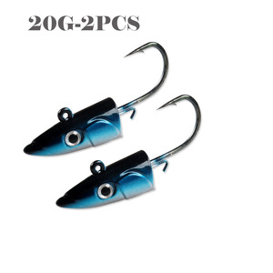 Señuelo de pesca de plástico blando con cabeza de jig metálica, cebo artificial de silicona Ocean Sandeel, señuelo de jigging blando para lubina, <span class=keywords><strong>precio</strong></span> de fábrica OEM - Product Image 3