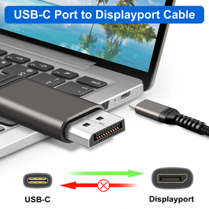 Cable <span class=keywords><strong>DP</strong></span> <span class=keywords><strong>1.2</strong></span> de Fábrica OEM, 4K 60hz, Cable de Alta Velocidad Tipo C <span class=keywords><strong>a</strong></span> <span class=keywords><strong>DP</strong></span> - Product Image 3