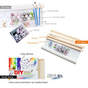 Kit de peintures à l'huile numériques paysage 40x50 <span class=keywords><strong>peinture</strong></span> peintures décoratives artisanat <span class=keywords><strong>peinture</strong></span> bricolage <span class=keywords><strong>par</strong></span> numéros pers - Product Image 2