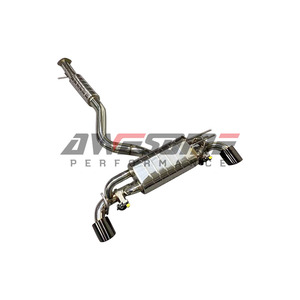 Sistema de Escape Catback Valvetronic de Alto Rendimiento para <span class=keywords><strong>GR</strong></span> <span class=keywords><strong>YARIS</strong></span> <span class=keywords><strong>2020</strong></span>+ con Puntas Negras de Acero Inoxidable 304 de 1.5 mm de Espesor - Product Image 6