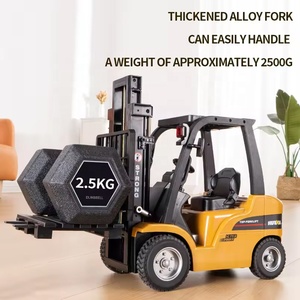 <span class=keywords><strong>Huina</strong></span> <span class=keywords><strong>1577</strong></span> PRO, chariot élévateur radiocommandé à l'échelle 1:14, 4 roues motrices, avec fourche en alliage et capacité de levage de 2500g, prêt à l'emploi (RTR) - Product Image 5