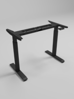 Pied de table électrique certifié Table de base de bureau réglable en hauteur motorisée et intelligente pour s'asseoir et se lever Conception à double moteur