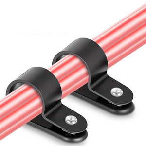Nylon R‑Type Cable Wire <b>Clip</b> Plastic Wire <b>Clamp</b> Black White For Electric Cable Wiring Fixing Management - Product Image 3