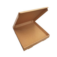 Cajas de Embalaje de Papel Corrugado Desechables Personalizadas de Grado Alimenticio con Laminación Mate, Caja de Papel Ecológica Desechable para Pizza
