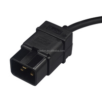 Câble d'extension électrique industriel YDC-20 homologué CE/ROHS, 16A, IEC 320 C19 vers C20/C20 vers C19, pour PDU/UPS
