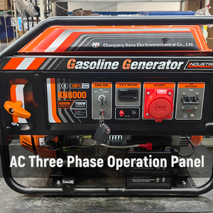 Generador Portátil de Gasolina de 5.0Kva 6.5Kw 420cc, Modelo KN-D, 110V/220V/380V, 50/60Hz, Arranque Manual, 25L de Combustible - Product Image 4