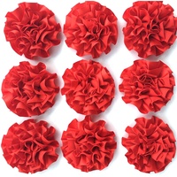 Vente en gros personnalisé 196 couleurs ruban de satin fleur artificielle