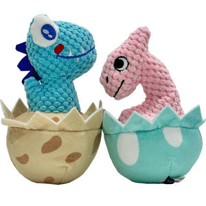 Hihfun ของเล่นสุนัขไดโนเสาร์ผ้ากำมะหยี่ทนทานเป็นมิตรกับสิ่งแวดล้อมตุ๊กตาสำหรับสุนัขขนาดเล็กขนาดกลาง - Product Image 2