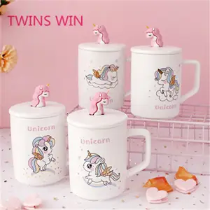 โปรโมชั่นของขวัญคุณภาพสูงคลาสสิกUnicornพอร์ซเลนถ้วยกาแฟเซรามิค 1118