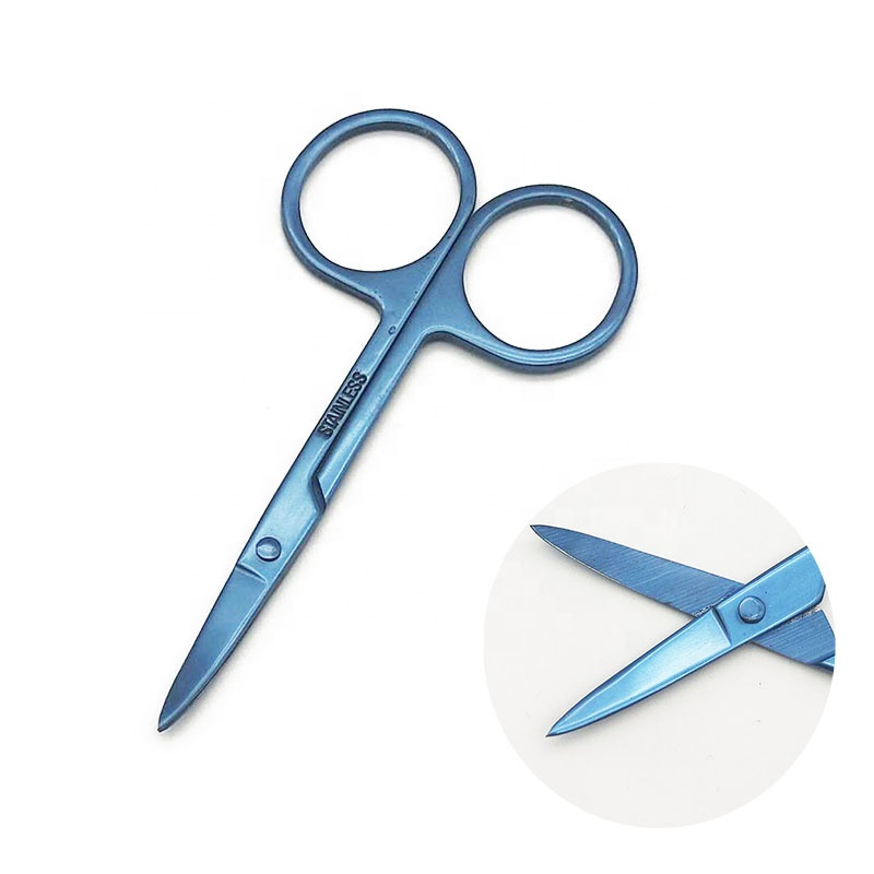 Прочные ножницы для наращивания ресниц, ножницы для кутикулы из нержавеющей стали для бровей и ресниц