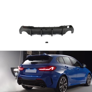 Diffuseur arrière en fibre de carbone pour <span class=keywords><strong>BMW</strong></span> F40 Série 1 <span class=keywords><strong>M</strong></span> <span class=keywords><strong>Sport</strong></span> 2020-<span class=keywords><strong>2021</strong></span>, kit lèvre aérodynamique noir brillant - Product Image 1