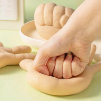 Jeu de pierres, papier, ciseaux Sobeno Creative EVA, jouet anti-stress de la taille d'une paume, pour enfants de 6 à 60 ans, décompression et relaxation