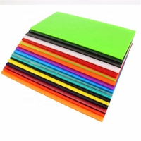 Populaire 4X8 feuille de plastique acrylique clair 3mm résistance aux chocs multicolore coupe personnalisée Service de traitement