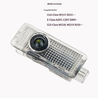 Nouvelle lumière de bienvenue LED pour portière de voiture pour E-Class/C-Class/R-Class/CLA/S-Class/GLK 12V
