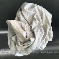 Chiffons en coton recyclé en gros, de couleur claire, mélangés, de qualité industrielle, absorbants, pour le nettoyage industriel