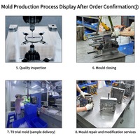 Service de moulage par injection de précision OEM ODM personnalisé pour cuvettes de réaction colorimétrique biochimique Hitachi 100k pour salle blanche
