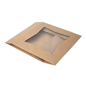 Cấp thực phẩm 8*8*2.5 ''Pop Bánh hộp thủ công Bìa Pie/bánh hộp với cửa sổ rõ ràng - Product Image 3