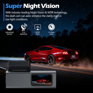 Caméra de tableau de bord WIFI 4K avec petit écran de 1,47 pouce, FHD 1080P, caméra DVR de voiture, capteur G, vision nocturne, double objectif, caméra de tableau de bord avant et arrière 4K - Product Image 5