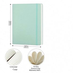Wholesale Custom Logo Hardcover Notebooks A5 Waterproof Pu Leather Cheap Price Diary Printing Line in Stock <b>Journals</b> for Student - Product Image 5