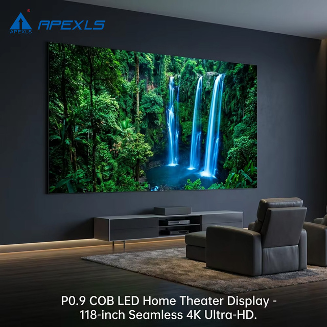 7680Hz COB LED Screen P0.93 0.93mm Micro LED Display 50% Energy Saving Anti-collision Indoor HD Video Wall Front Service Panels