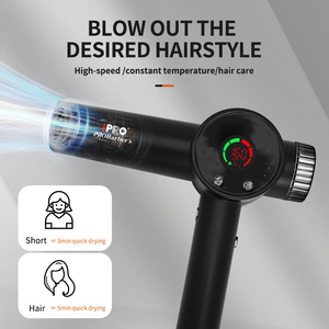 Novo Secador de Cabelo IPRO 110.000 RPM Alta Velocidade Potente com Display Digital de Alta Qualidade Ferramenta Profissional para Salão de Beleza Secador de Cabelo Padrão UE - Product Image 2