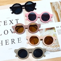 F201 Cute Round Handmade Little Girls Toddler Sunglasses Girl Children Shades 2023 Kids Fashion Sunglasses 2024 De Sol Gafas