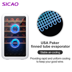 Góc tủ lạnh rượu vang sicao 2018 retro mini cổ điển làm mát rượu vang mini bar hiển thị mát tủ lạnh rượu vang đỏ - Product Image 3