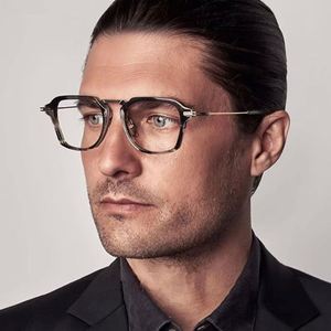 Vente en gros de lunettes optiques rétro de haute qualité en titane pur, montures de lunettes de vue pour hommes de style aviateur - Product Image 2