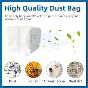 Accessori per Robot Aspirapolvere IRobots <span class=keywords><strong>Roomba</strong></span> I7 I3 I4 I6 I8 E5 E6 E7: Spazzola Principale, Spazzola Laterale, Filtro HEPA, Sacchetto Raccoglipolvere - Product Image 6