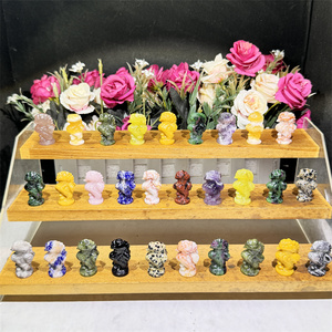 All'ingrosso cristalli artigianali intagli animali misti pietra curativa Mini 3Cm cavalluccio marino per la vendita - Product Image 2