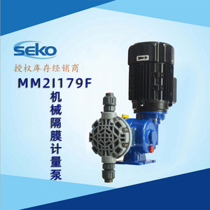 Pompe doseuse à diaphragme à réinitialisation mécanique Seko Mm2i179, hauteur de refoulement 40m, débit 2,3 L/H, tête de pompe en PVC pour traitement de l'eau - Product Image 5