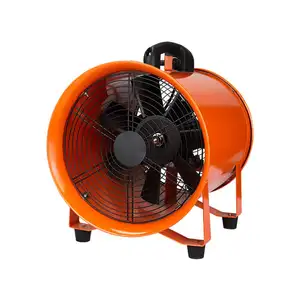 200mm 250mm 300mm Portable Blower Fan With 5 M Flexible Pvc Hose Blower Fan